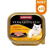 Animonda Kümes Hayvanı ve Makarnalı 12x100 gr Kedi Konservesi