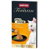 Animonda Snack Carny Tavuklu & Kedi Otlu 6x15 gr Kedi Kreması