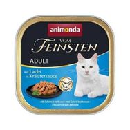Animonda Vom Feinsten 100 gr Bitki Sosu İçinde Somonlu Yetişkin Kedi Konservesi