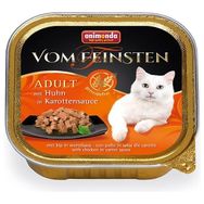 Animonda Vom Feinsten Tahılsız Havuç Soslu Tavuklu 100 gr Yetişkin Kedi Konservesi