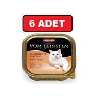 Animonda Von Feinsten Hindi ve Somonlu 6x100 gr Kısırlaştırılmış Kedi Konservesi