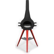 Aniva Cosa Kırmızı Uzun Metal Ayaklı Barbekü