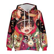 Anjinguang Tip 2 Hanako Kun Yugi Amane Renkli 3D Baskılı Unisex Sweatshirt