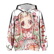 Anjinguang Tip 3 Hanako Kun Yugi Amane Beyaz Renk 3D Baskılı Unisex Sweatshirt