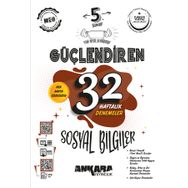 Ankara Yayıncılık 5. Sınıf 2025 Güçlendiren 32 Haftalık Sosyal Bilgiler Kazanım Denemeleri