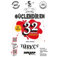 Ankara Yayıncılık 5. Sınıf 2025 Güçlendiren 32 Haftalık Türkçe Kazanım Denemeleri