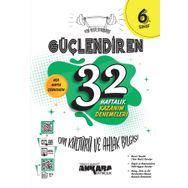 Ankara Yayıncılık 6. Sınıf Güçlendiren 32 Haftalık Din Kültürü ve Ahlak Bilgisi Kazanım Denemeleri