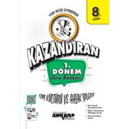 Ankara Yayınları - 8. Sınıf Kazandıran 16 Haftalık 1. Dönem Din Kültürü ve Ahlak Bilgisi Denemeleri