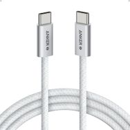 Anker Zolo USB-C to USB-C 1 m 240 W Beyaz Örgülü Kablo