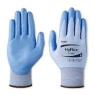 Ansell 11-518 Hyflex Mavi Beyaz Mekanik ve Kesiklere Karşı Korumalı İş Eldiveni