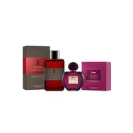 Antonio Banderas Her Secret Temptation EDT 80 ml Kadın Parfüm + The Secret Temptation EDT 100 ml Erkek Parfüm Set