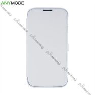 Anymode Samsung Galaxy S4 i9500 Folio Beyaz Kılıf
