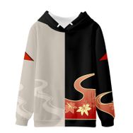 Aobiono Cosplay Kawaii A Anemo Figürü Çizgi Roman Erkek Sweatshirt