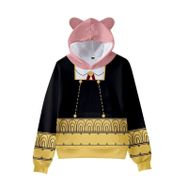 Aobiono Cosplay Kawaii B 3D Çizgi Roman Erkek Sweatshirt