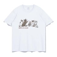 Aobiono Kawaii Y2K Vintage Beyaz Japon Preppy Kadın T-shirt