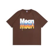 Aobiono Vintage Preppy Y2K Grunge Emo 2000'ler Bol Kahverengi Unisex T-shirt