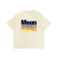 Aobiono Vintage Preppy Y2K Grunge Emo 2000'ler Bol Krem Bej Unisex T-shirt