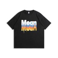 Aobiono Vintage Preppy Y2K Grunge Emo 2000'ler Bol Siyah Unisex T-shirt