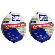 Apel Kaydırmaz Siyah 25 mmx25 m Bant