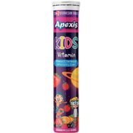Apexis Kids Vitamin Ahududu Çilek Aromalı 22 Efervesan Tablet