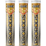 Apexis Propolis Vitamin C 1000 mg D3 Zinc 3x20 Efervesan Tablet