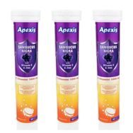 Apexis Sambucus Nigra Vitamin C Zinc 1000 mg 3x20 Efervesan Tablet