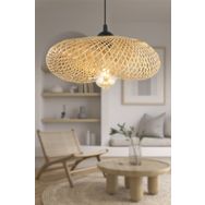Apliqa 21028-1 Edna Tekli Rattan Modern Tasarım Avize
