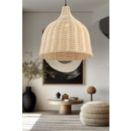 Apliqa 21032-1S Bannan Tekli Rattan Modern Tasarım Oturma Odası Avize