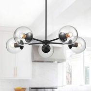 Apliqa 3316-05-BL Venon 5 Li Siyah Avize