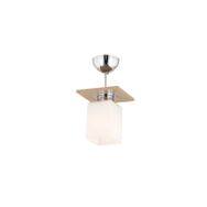 Apliqa 3337-01-K-CF Atlas Tekli Kahve Kare Avize