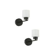 Apliqa 3447-01-UP-02 Lima Siyah Modern 2'li Aplik Seti