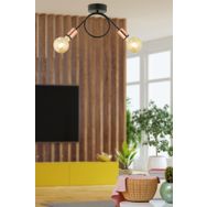 Apliqa 3457-02C-BL Zeyrek 2'li Bakır Avize