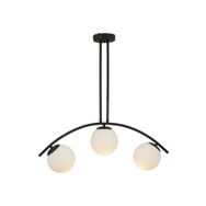 Apliqa 3472-03-BL Fralde 3lü Siyah Salon Avize