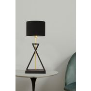 Apliqa 3629-1M-GD Yotta Siyah Gold Tasarım Abajur