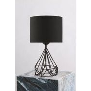Apliqa 3709-1M-BL Bien Siyah Modern Tasarım Abajur