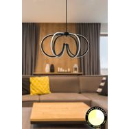 Apliqa 3773-01-BL Arion Sarkıt 94 Watt 3 Renkli Led Avize