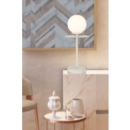 Apliqa 3840-01-WH Rakes Beyaz Silme Modern Abajur