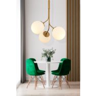 Apliqa 3'lü Artel Eskitme Salon Avize