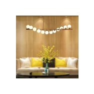 Apliqa 4063-12S-FR Brocco 12'li Lak Eskitme Sıralı Avize