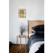 Apliqa 7000-1131-11-19-02 Galliano Eskitme Boyalı Kristal Taşlı Modern Salon Aplik Seti
