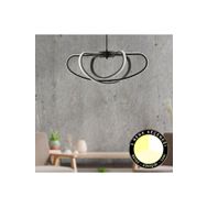 Apliqa Aura 3772-01-BL Sarkıt 74 Watt 3 Renkli Ledli Avize