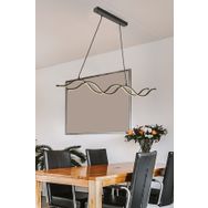 Apliqa Barciella 2 Li Siyah Modern Led Avize