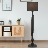 Apliqa Berçin Siyah Modern Tasarım Salon Lambader