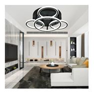 Apliqa Dalia Siyah 114 Watt Led Plafonyer Avize