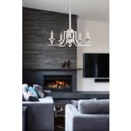 Apliqa Erza 5 Li Krom Modern Salon Avize