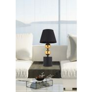 Apliqa Fragile Siyah Şapkalı Eskitme Masa Lambası Modern Tasarım Salon Yatak Odası Abajur