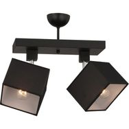 Apliqa Grande 2'li Siyah Modern Koridor Mutfak Salon Plafonyer Avize