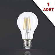Apliqa Led Filamanli E27 Rustik 6 Watt 3000k Gün Işığı A60 Ampul