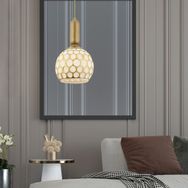Apliqa Lorento 7 li Gold Yuvarlak Avize
