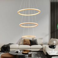 Apliqa Nordic Gold Sarkıt 96 Watt Sarkıt 3 Renkli Ledli Modern Mutfak Banyo Led Salon Sarkıt Avize